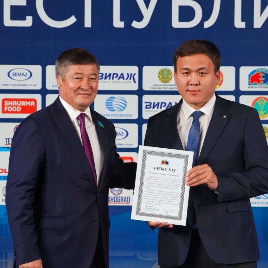 ДӘУЛЕТ ТҰРЛЫХАНОВ КҮРЕС ТҮРЛЕРІНЕН ҚАЗАҚСТАН РЕСПУБЛИКАСЫ КУБОГЫН ҰЙЫМДАСТЫРУҒА ҚОСҚАН ҮЛЕСІ ҮШІН АЛҒЫС ХАТТАР ТАБЫСТАДЫ